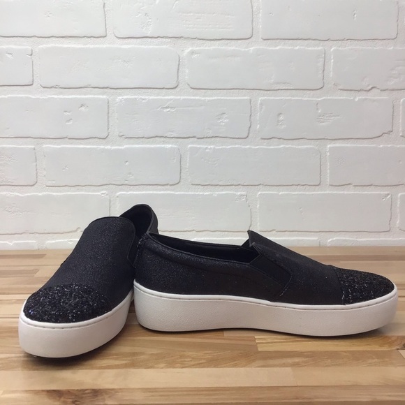 Michael Michael Kors glitter back sneakers patine size 5 feminine This girl shoe - Picture 7 of 13